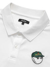 Malbon Pimento Performance Pique Polo - White